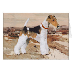 Wire Fox Terrier Autumn