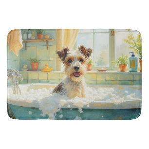 Wire Fox Terrier bad decor Badmat