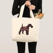 Wire Fox Terrier BFF-cadeaus Grote Tote Bag (Voorkant (product))