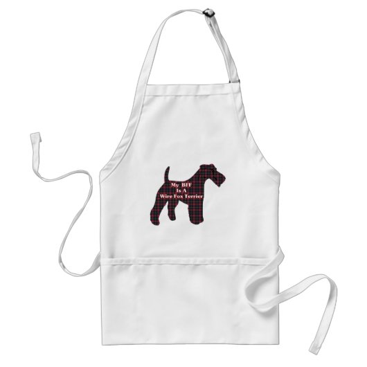 Wire Fox Terrier BFF-cadeaus Standaard Schort (Voorkant)