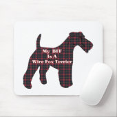 Wire Fox Terrier BFF-cadeautjes Muismat (Met muis)