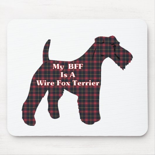Wire Fox Terrier BFF-cadeautjes Muismat (Voorkant)