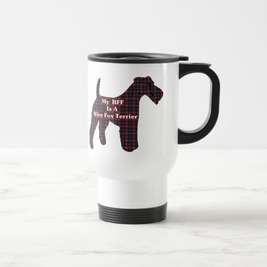 Wire Fox Terrier BFF-cadeautjes Reisbeker (Rechts)