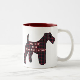 Wire Fox Terrier BFF-cadeautjes Tweekleurige Koffiemok