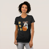 Wire Fox Terrier Boo T-shirt (Voorkant volledig)