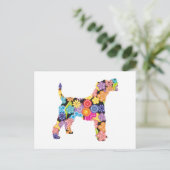 Wire Fox Terrier Briefkaart (Staand voorkant)