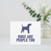 Wire Fox Terrier Briefkaart (Staand voorkant)