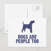 Wire Fox Terrier Briefkaart (Voorkant / Achterkant)