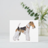 Wire Fox Terrier Briefkaart (Staand voorkant)