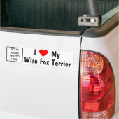 Wire Fox Terrier Bumpersticker (Op Truck)
