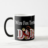 Wire Fox Terrier Dad Gifts Magische Mok (Links)