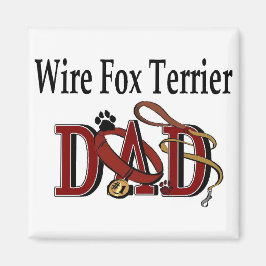 Wire Fox Terrier Dad Gifts Magneet