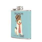 Wire Fox Terrier Dad Heupfles (Links)