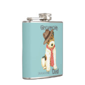 Wire Fox Terrier Dad Heupfles (Rechts)