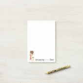 Wire Fox Terrier Dad Post-it® Notes (Op bureau)