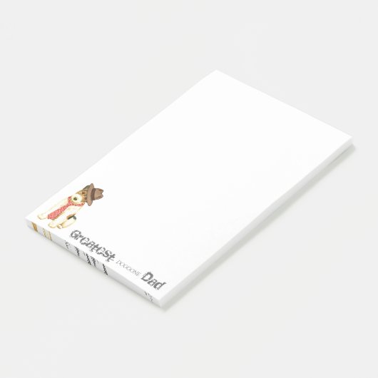 Wire Fox Terrier Dad Post-it® Notes (Schuin)