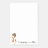 Wire Fox Terrier Dad Post-it® Notes (Voorkant)