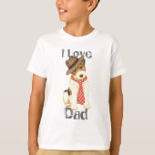 Wire Fox Terrier Dad T-shirt (Voorkant)