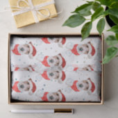 Wire Fox Terrier Dog Breed Christmas Stars Tissuepapier (Geschenk)