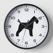 Wire Fox Terrier Dog Silhouette (Voorkant)