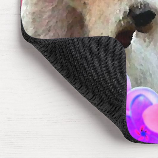 Wire Fox Terrier en Flowers Muismat (Hoek)