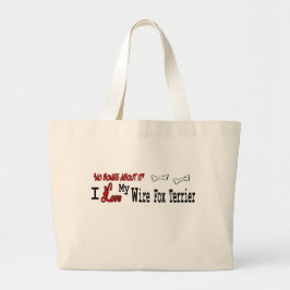 Wire Fox Terrier Gifts Grote Tote Bag