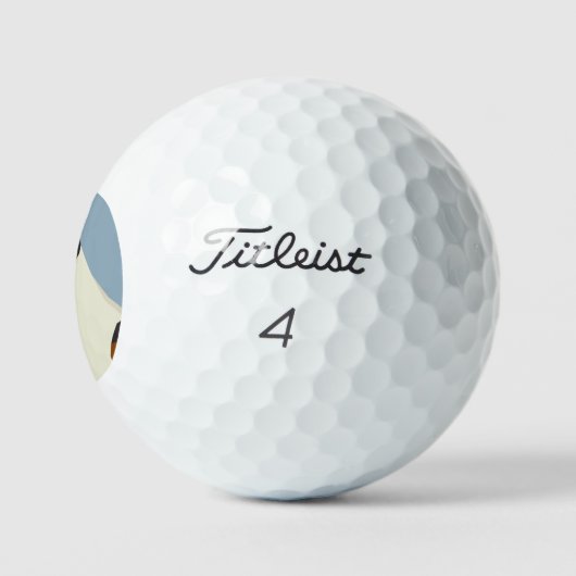 Wire Fox Terrier Golfballen (Logo)