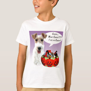 Wire Fox Terrier Halloween Snoep T-shirt