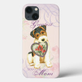 Wire Fox Terrier Heart Mam Case-Mate iPhone Case (Achterkant)