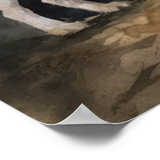 Wire Fox Terrier Hondenkunst Print Poster (Hoek)