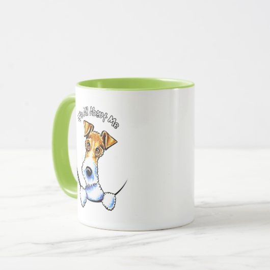 Wire Fox Terrier IAAM Mok (Voorkant links)