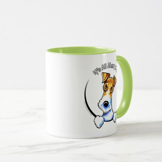 Wire Fox Terrier IAAM Mok (Voorkant rechts)