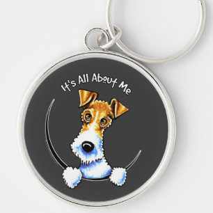Wire Fox Terrier IAAM Sleutelhanger