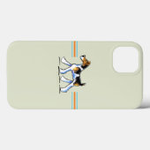 Wire Fox Terrier in beweging Case-Mate iPhone Case (Achterkant (horizontaal))