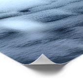 Wire Fox Terrier in de sneeuw | AI Art Poster (Hoek)