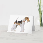 Wire Fox Terrier Kaart (Voorkant)