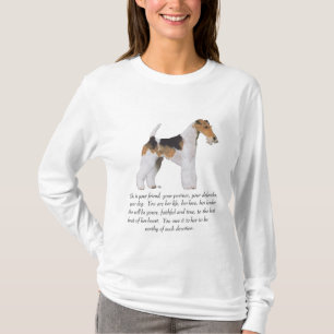 Wire Fox Terrier Keepomwille VROUW T-shirt