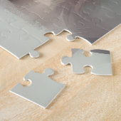 Wire Fox Terrier Kerstman Feestelijke Kerstmis Legpuzzel (Zijkant)