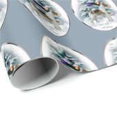 Wire Fox Terrier Kerstmis Cadeaupapier (Rol Hoek)