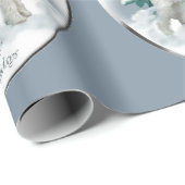 Wire Fox Terrier Kerstmis Cadeaupapier (Rol Hoek)