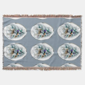 Wire Fox Terrier Kerstmis Deken (Voorkant)