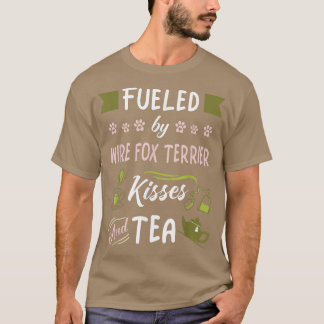 Wire Fox Terrier Kisses en Tea T-Shirt