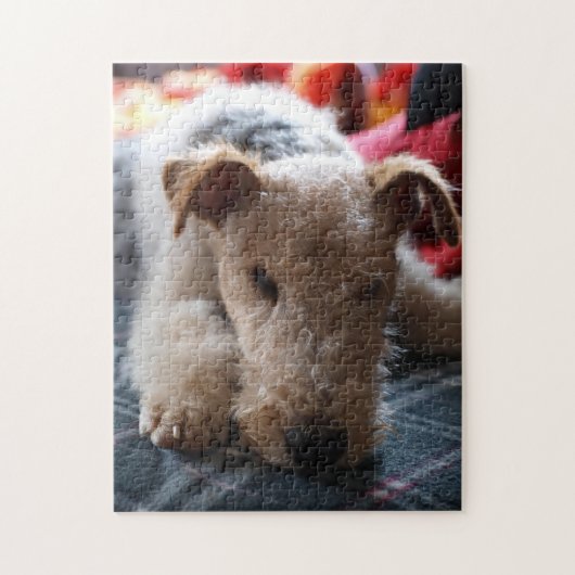 Wire Fox Terrier Legpuzzel (Verticaal)