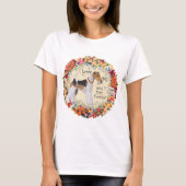 Wire Fox Terrier Love T-shirt (Voorkant)