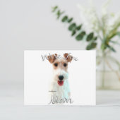 Wire Fox Terrier Ma 2 Briefkaart (Staand voorkant)