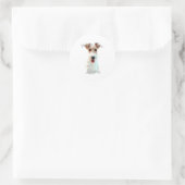 Wire Fox Terrier Ma 2 Ronde Sticker (Tas)