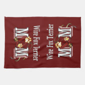 Wire Fox Terrier Ma Gifts Theedoek (Horizontaal)