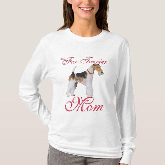 Wire Fox Terrier Moederdag T-shirt (Voorkant)