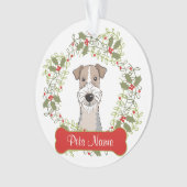 Wire Fox Terrier  Ornament (voorkant)