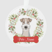 Wire Fox Terrier Ornament (voorkant)